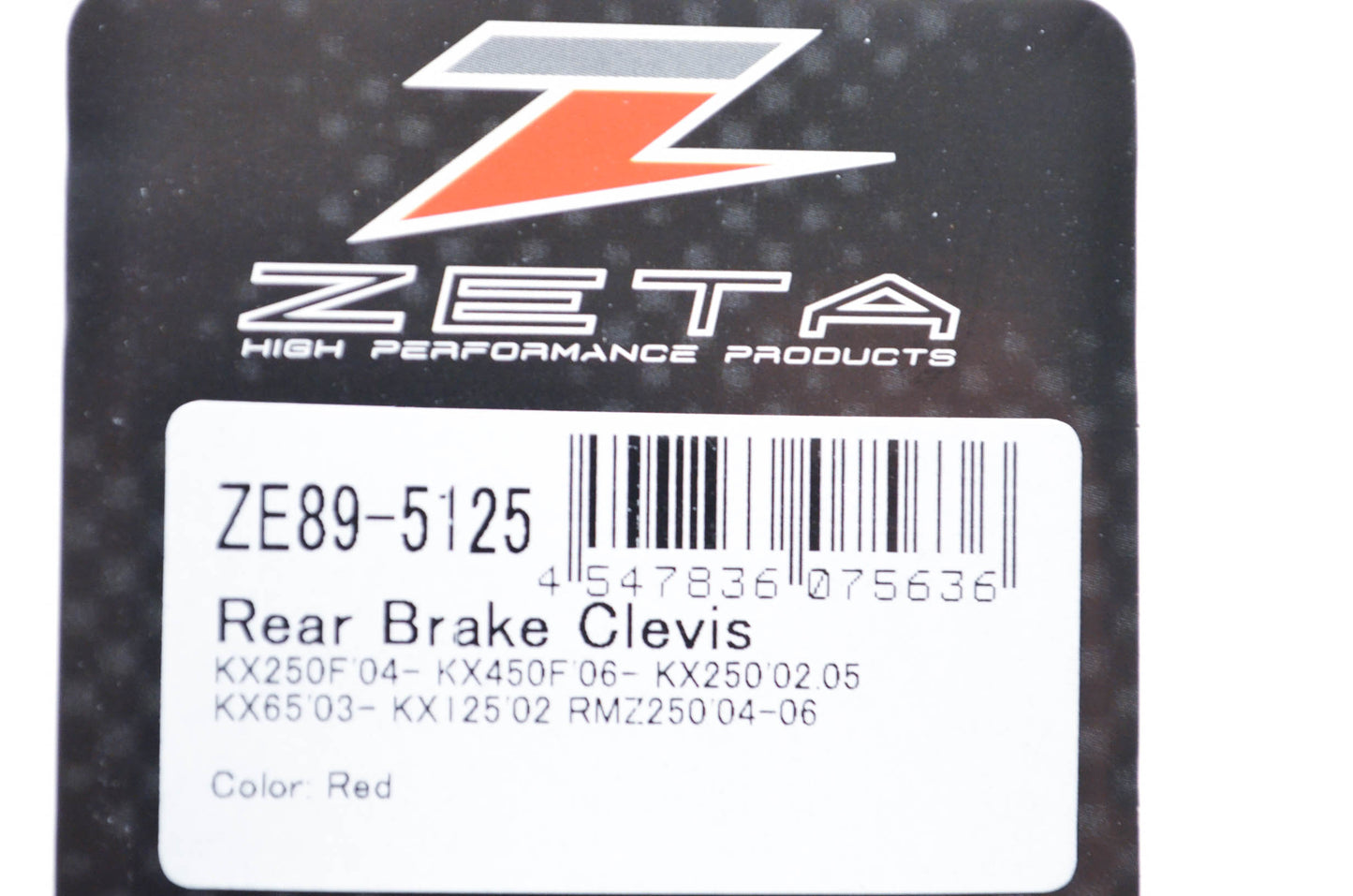Zeta ZE89-5125 Rear Brake Clevis NOS