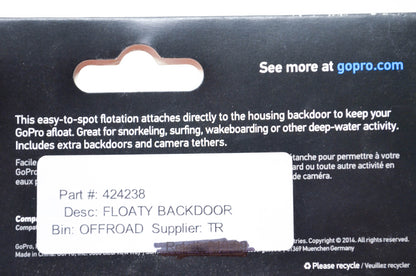 GoPro 424238, AFLTY-003 Floaty Backdoor NOS