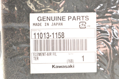 New OEM Kawasaki 11013-1158 Air Filter NOS
