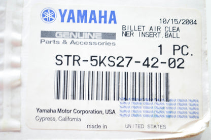 New OEM Yamaha STR-5KS27-42-02 Air Cleaner Billet NOS