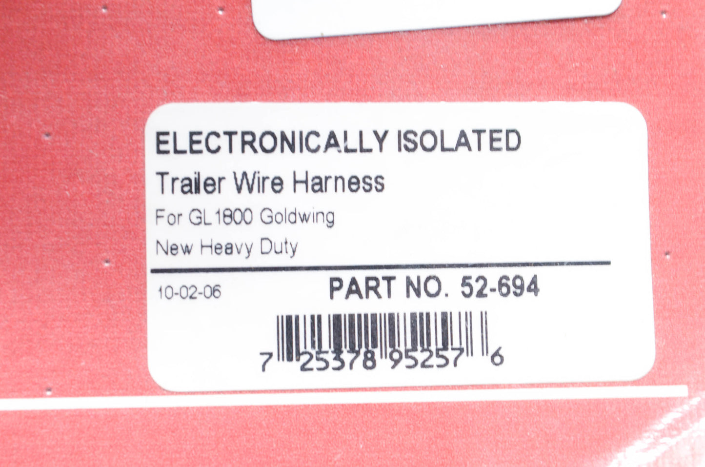 Show Chrome 52-694 Trailer Wire Harness Kit NOS