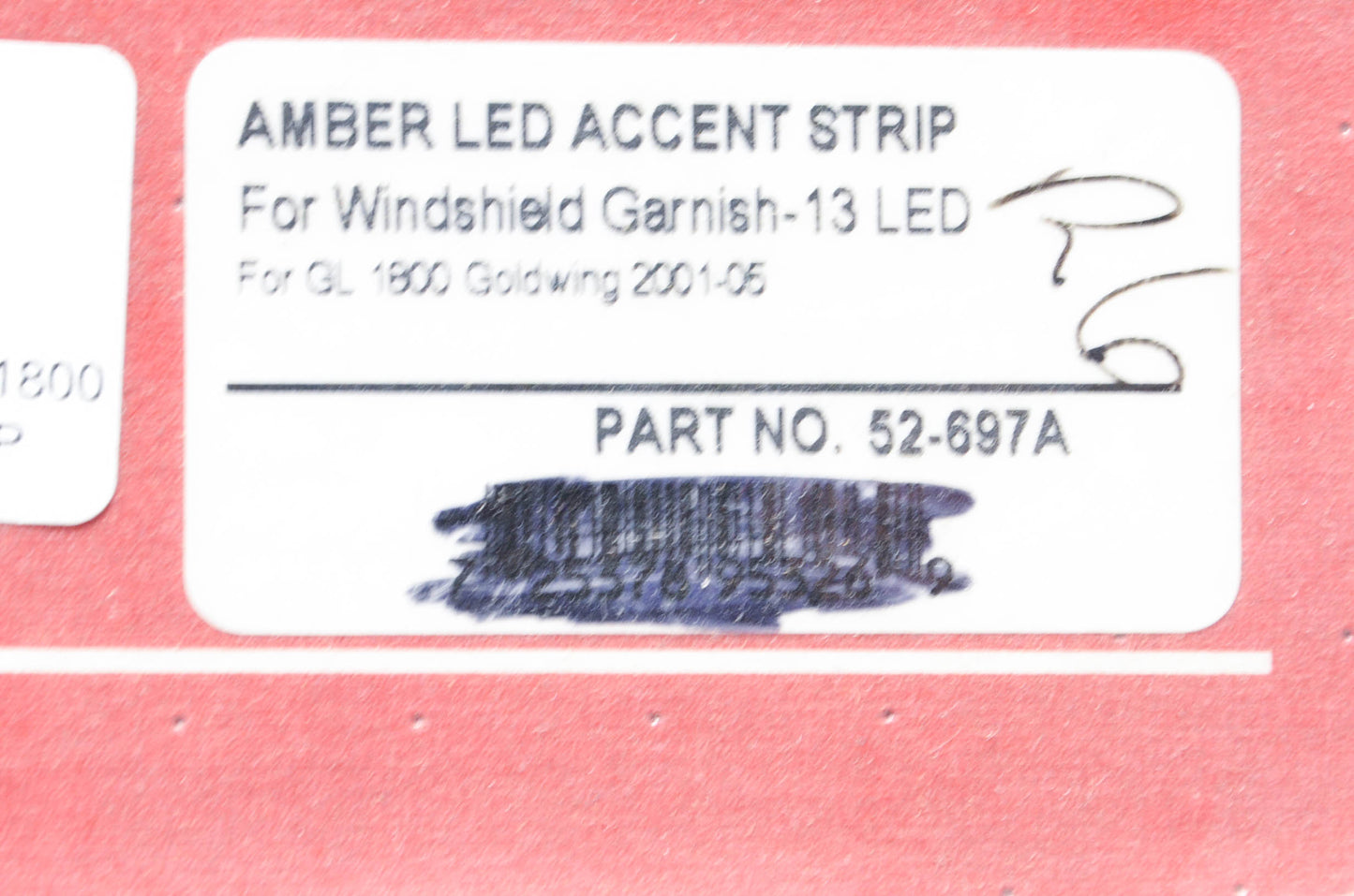 Show Chrome 52-697A Amber LED Accent Strip NOS