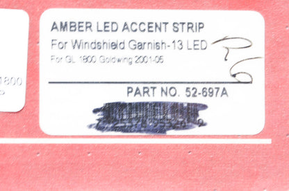 Show Chrome 52-697A Amber LED Accent Strip NOS