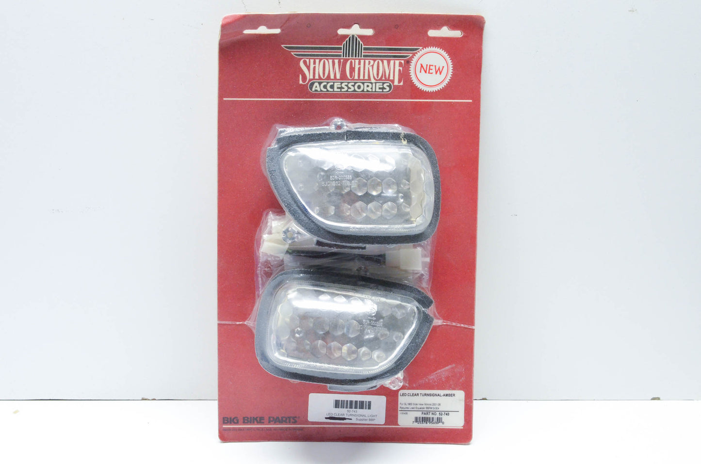 Show Chrome 52-743 LED Clear Turnsignal NOS