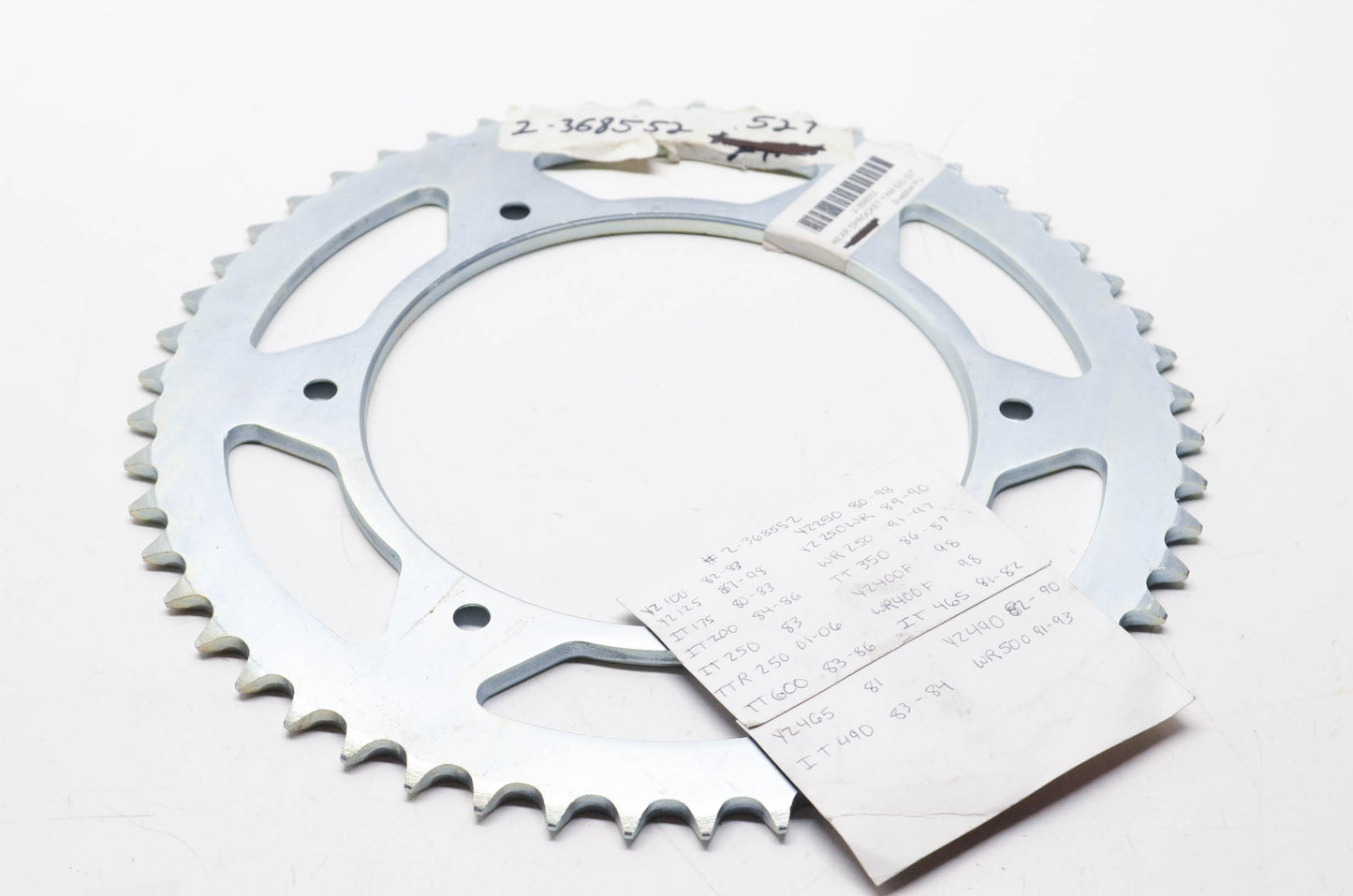 SunStar 2-368552 Rear Sprocket 52T NOS