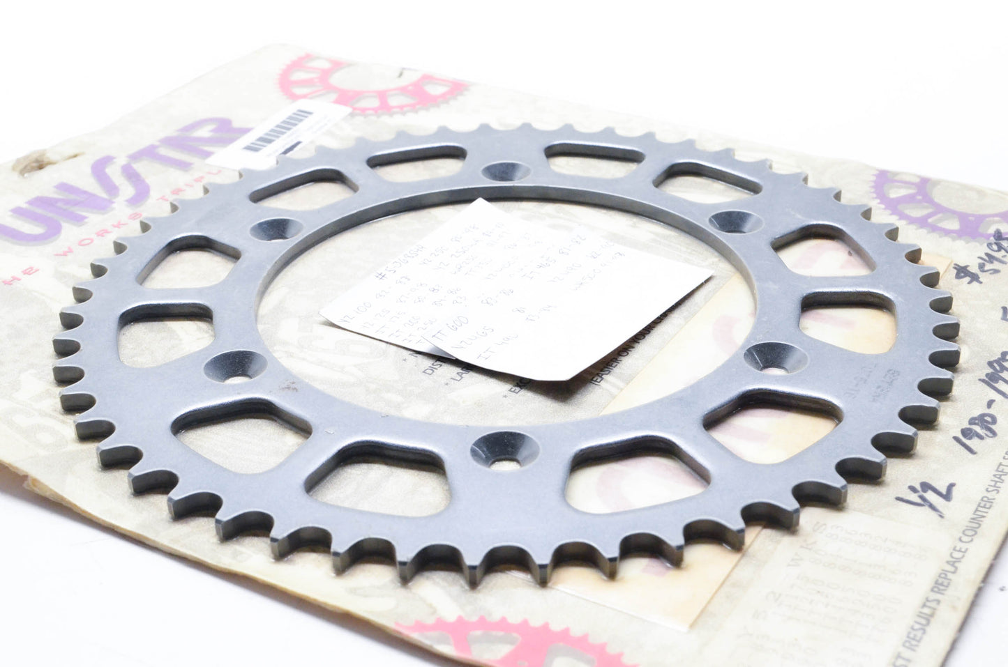SunStar 5-368552, 7075-T6 Sprocket 52T NOS
