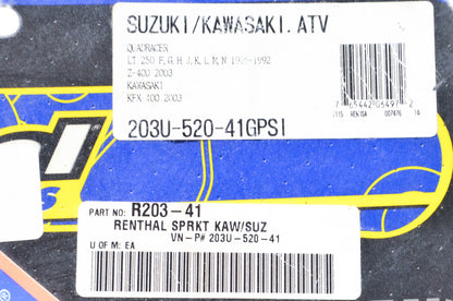 Renthal R203-41, 203U-520-41 Sprocket 41T NOS