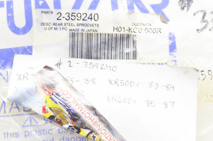 SunStar 2-359240, H01-KC0-000R Sprocket 40T NOS