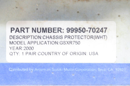 New OEM Suzuki 99950-70247 Frame Slider Kit NOS