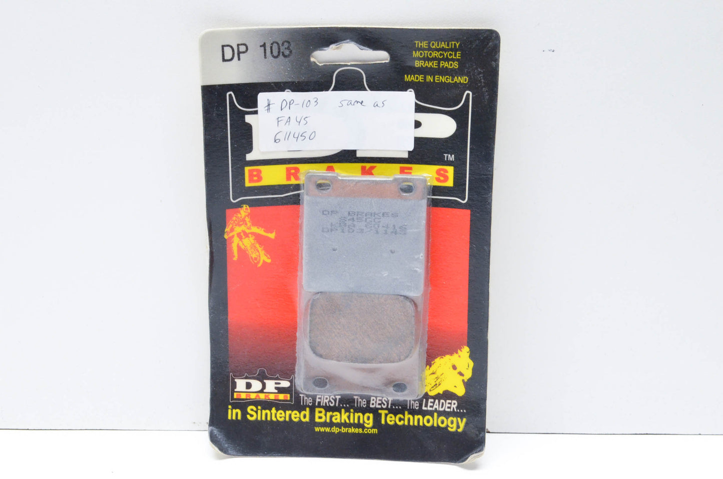 DP Brakes DP-103, 611450 Brake Pads NOS