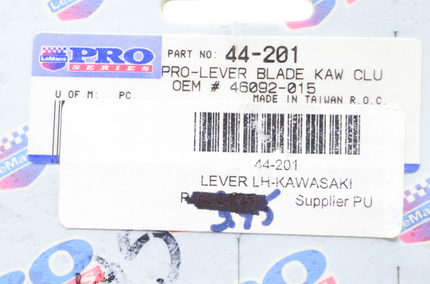 LeMans 44-201, 46092-015 Left Hand Lever NOS