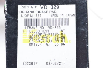 Vesrah VD-329 Brake Pads NOS