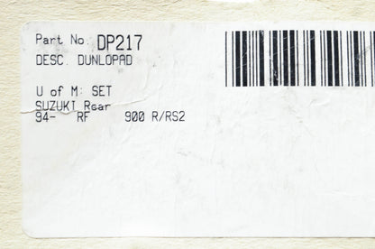 DP Brakes DP217 Brake Pad Kit NOS
