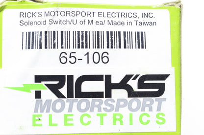 Rick's Motorsport Electrics 65-106 Solenoid Switch NOS