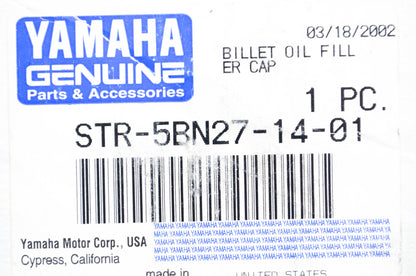 New OEM Yamaha STR-5BN27-14-01 Oil Filler Cap Billet NOS