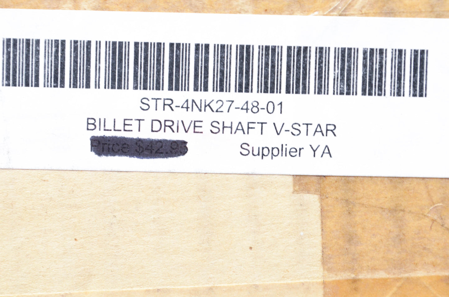New OEM Yamaha STR-4NK27-48-01 Drive Shaft Billet NOS