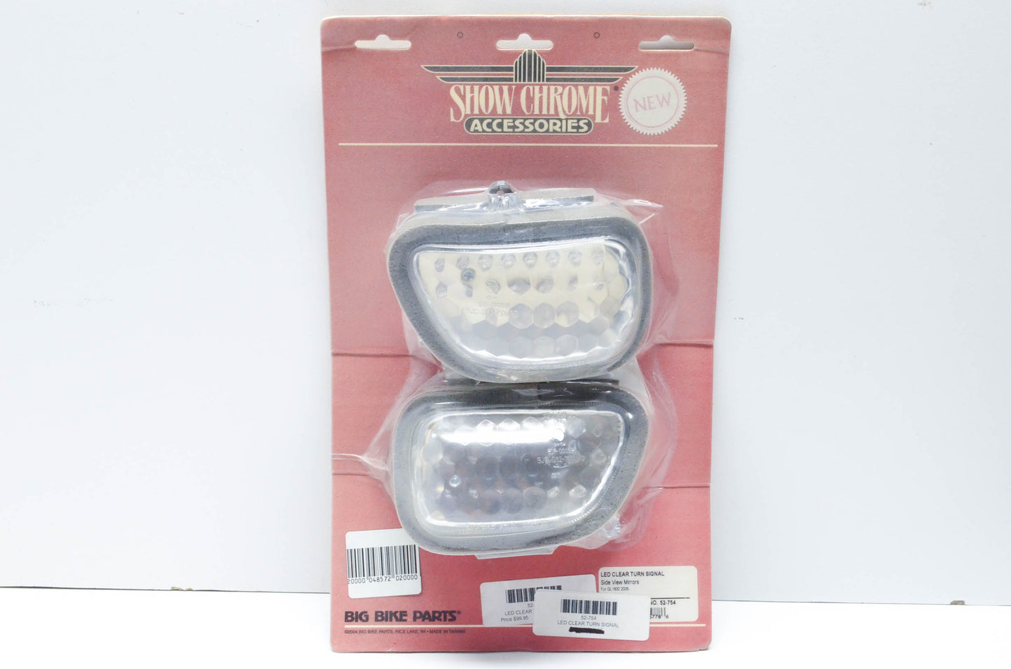 Show Chrome 52-754 LED Clear Turnsignal Kit NOS