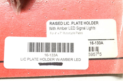 Show Chrome 16-133A License Plate Holder Kit NOS
