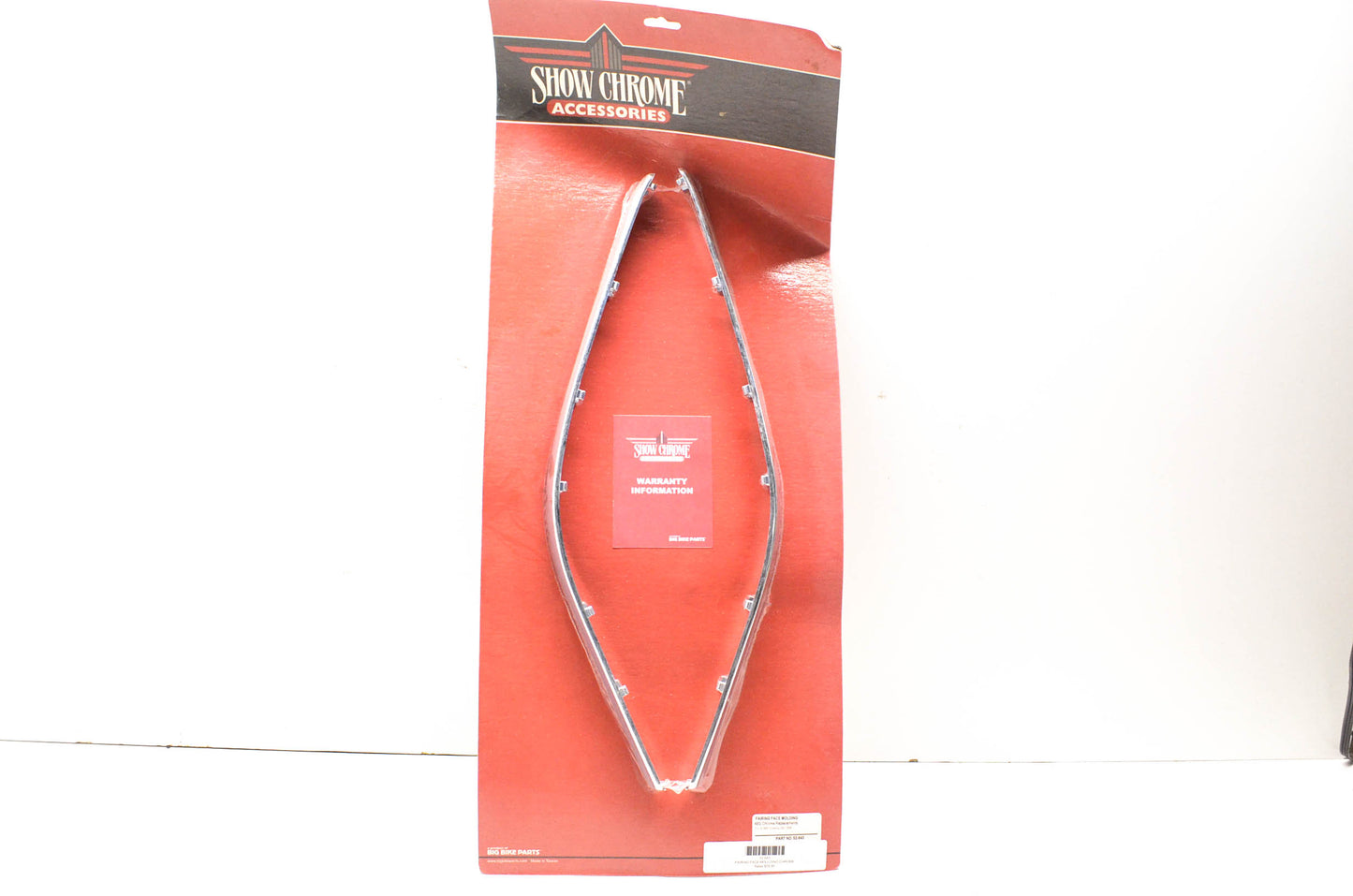 Show Chrome 52-643 Fairing Face Molding Kit NOS