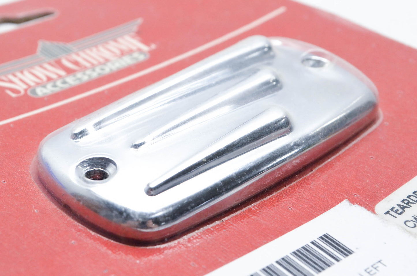 Show Chrome 53-747L Left Side Cylinder Cover NOS