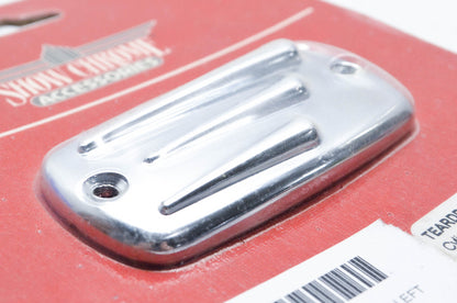 Show Chrome 53-747L Left Side Cylinder Cover NOS