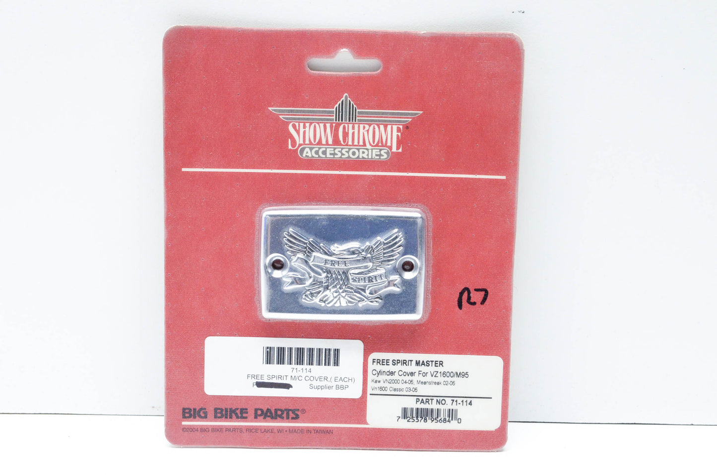 Show Chrome 71-114 "Free Spirit" M/C Cover NOS