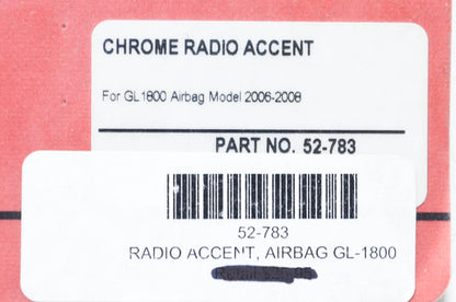 Show Chrome 52-783 Radio Accent Panel NOS
