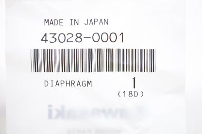 New OEM Kawasaki 43028-0001 Diaphragm NOS