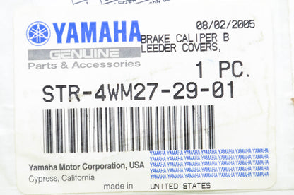 New OEM Yamaha STR-4WM27-29-01 Brake Caliper Bleeder Cover Kit NOS