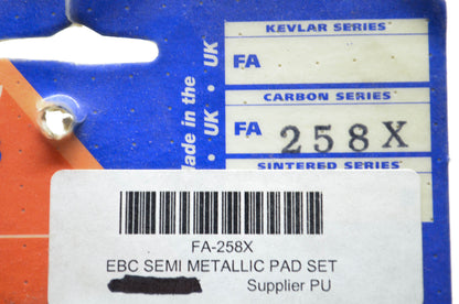 EBC Brakes FA-258X Semi Metallic Pad NOS