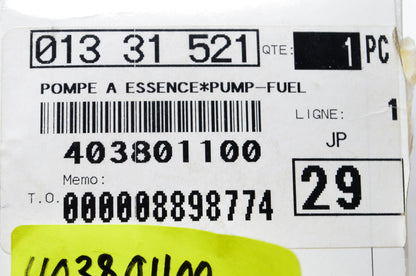 Aftermarket 403801100 Fuel Pump