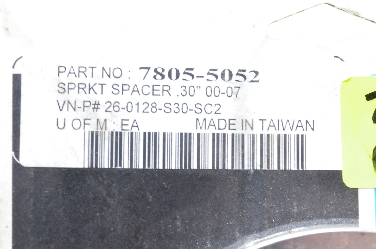 Drag Specialties 7805-5052, 26-0128-S30-SC2 Sprocket Spacer NOS