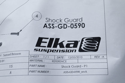 Elka Suspension ASS-GD-0590 Shock Guard Kit NOS