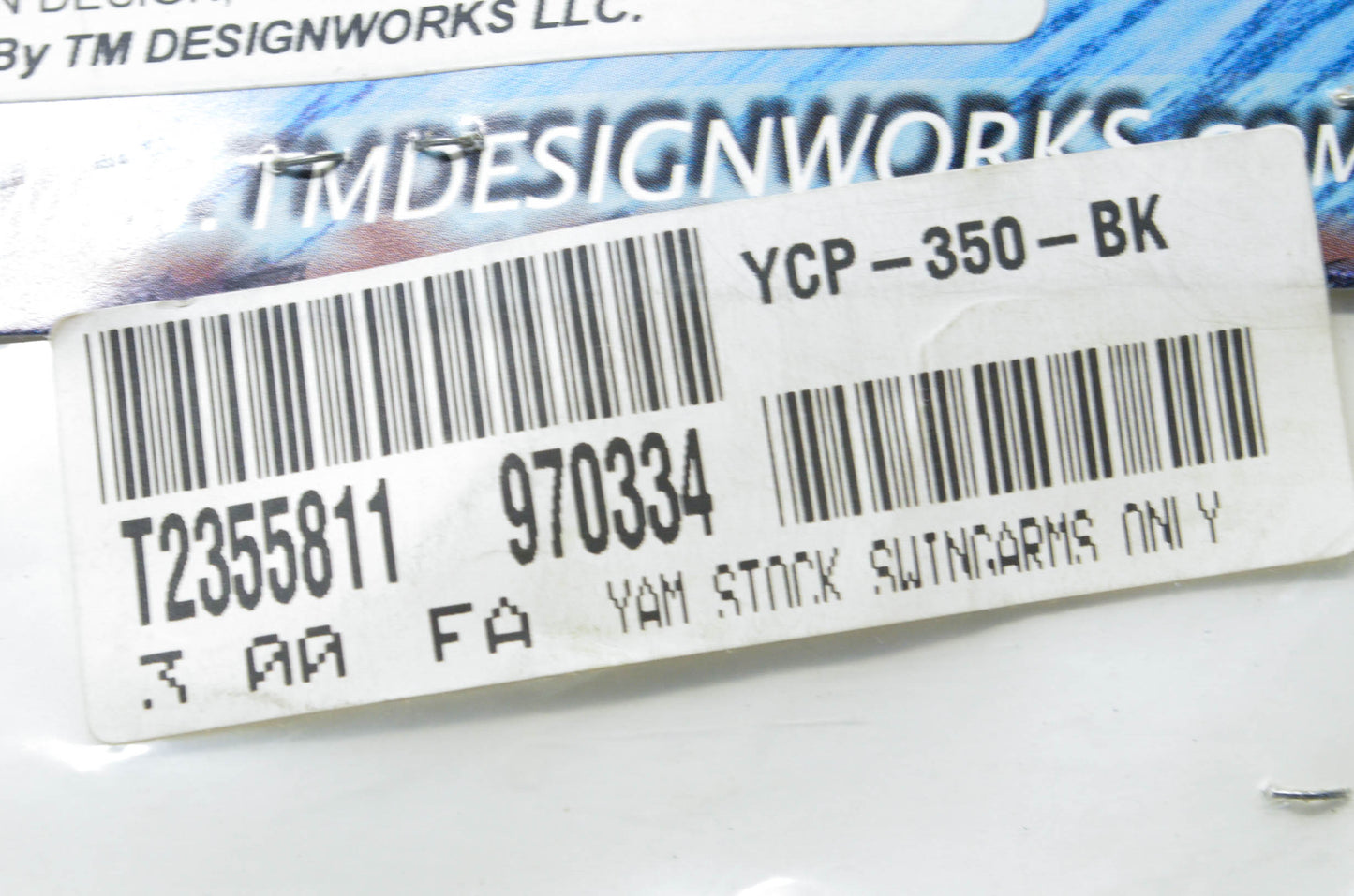 T.M. Designworks YCP-350-BK, 970334, T2355811 Swingarm Chain Protector NOS