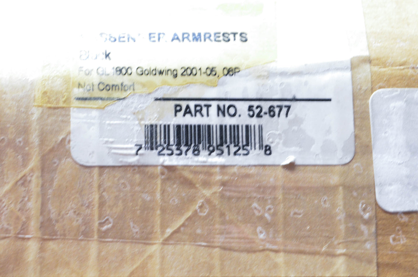 Show Chrome 52-677, 52-677A Passenger Armrest Kit NOS