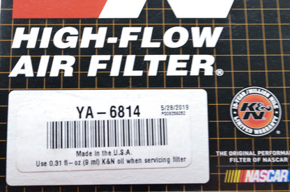K&N YA-6814 High-Flow Air Filter NOS