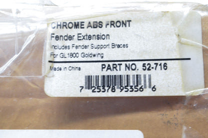 Show Chrome 52-716 Front Fender Extension NOS