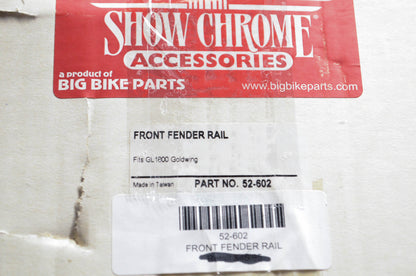 Show Chrome 52-602 Front Fender Rail NOS