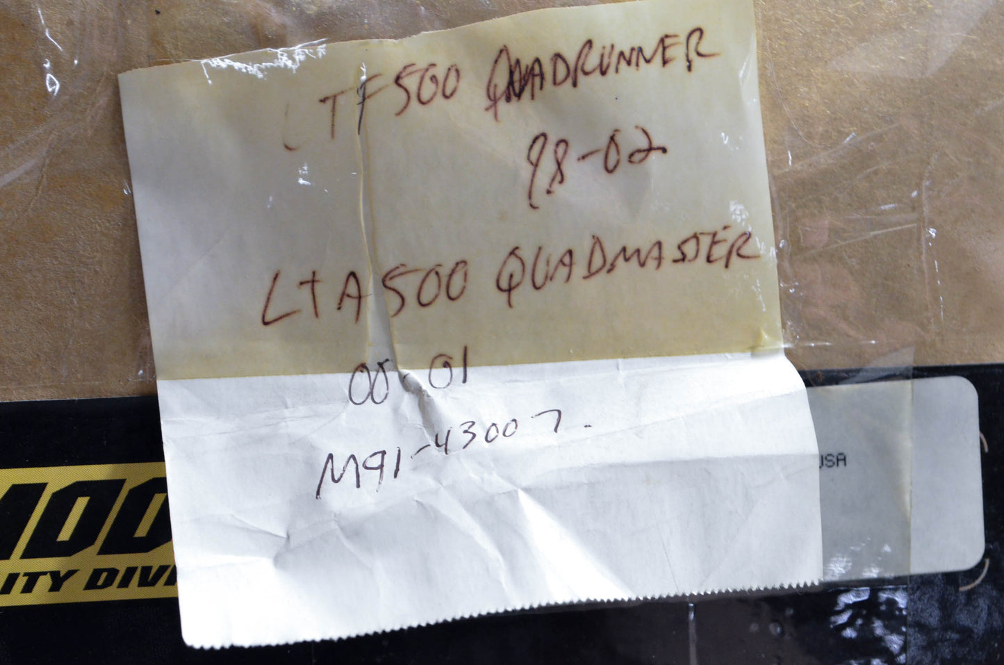 Moose Racing M91-43007, 1584 Winch Mount Kit NOS