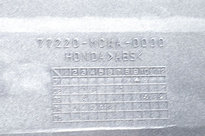New OEM Honda 77220-MCWA-0000, 77220-MCWA-D000 Cover Silver NOS