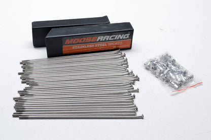 Moose Racing 0211-0047, 1-22-309-S  Stainless Spoke Kit 19" NOS