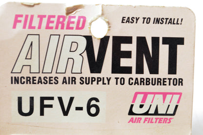 Uni Filters UFV-6 Filtered Air Vent Kit NOS