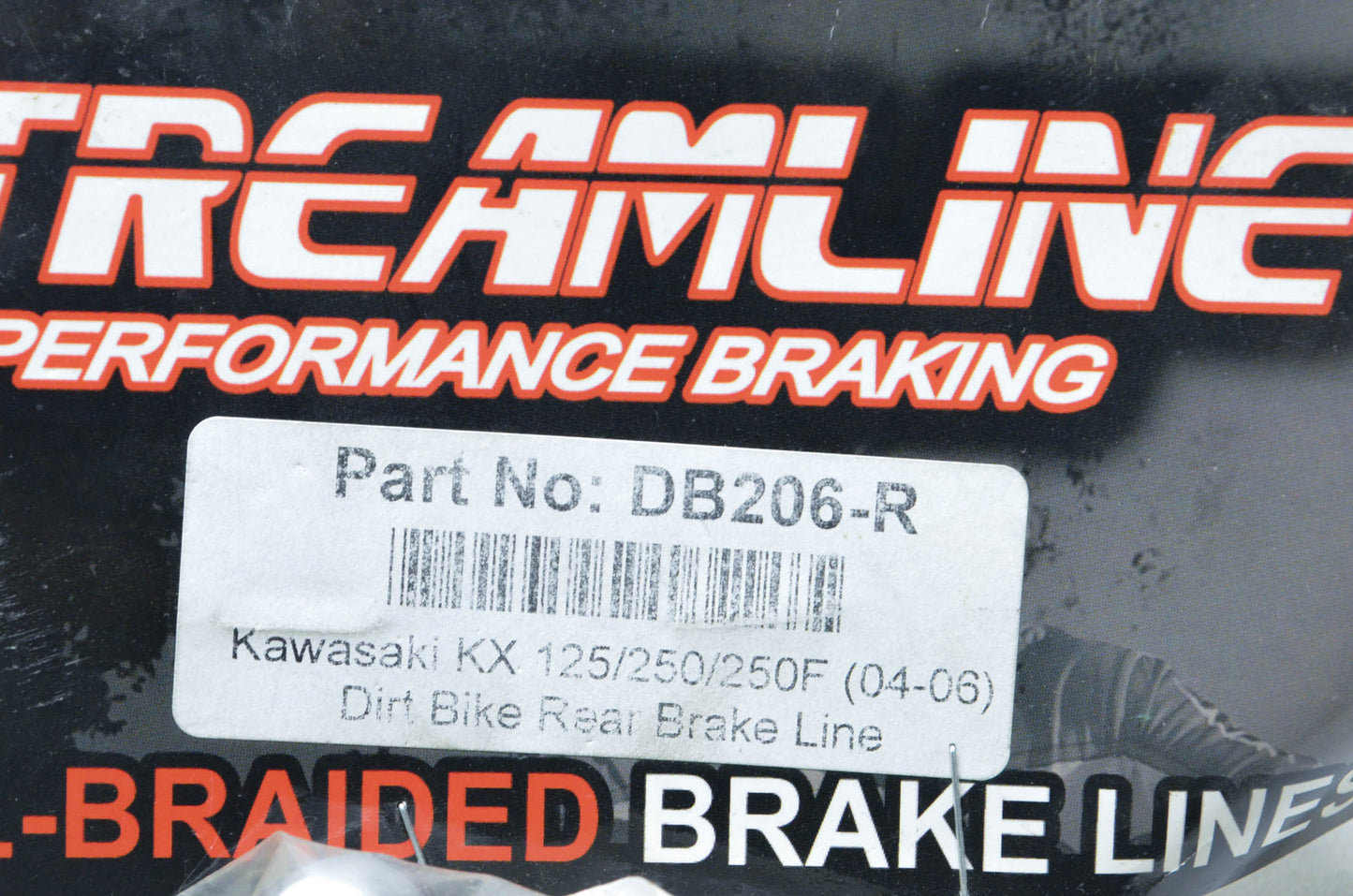 Streamline Performance DB206-R Steel Braided Brake Line NOS