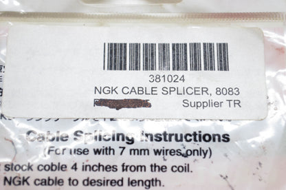 NGK 381024, 8083 Cable Splicer NOS