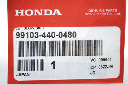 New OEM Honda 99103-440-0480 Slow Jet NOS
