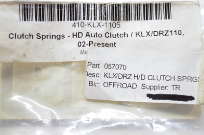 BBR Motorsports 410-KLX-1105, 057070 Clutch Spring Kit NOS