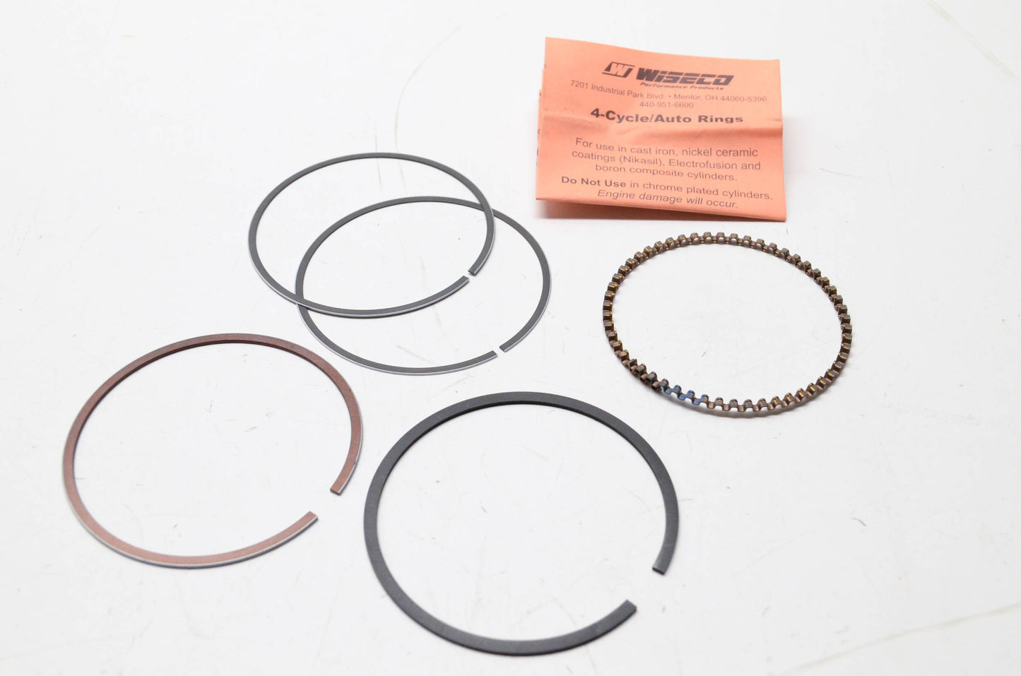 Wiseco 2598XC 66mm Ring Set NOS