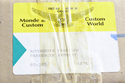 Custom World 05-285, 1076 Passenger Armrest Kit NOS
