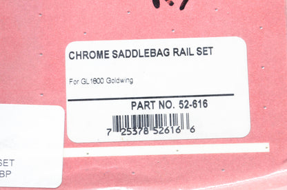 Show Chrome 52-616 Saddlebag Rail Kit NOS