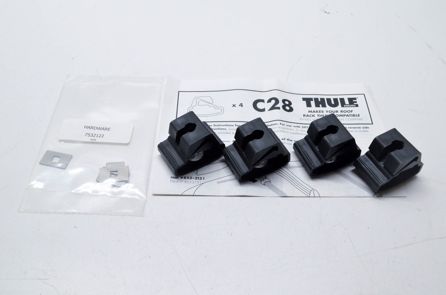 Thule C28, 853-2151 Clamp On Kit NOS